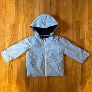 PERFECT FOR SPRING Jacadi Paris sporty chic elegant waterproof jacket EUC